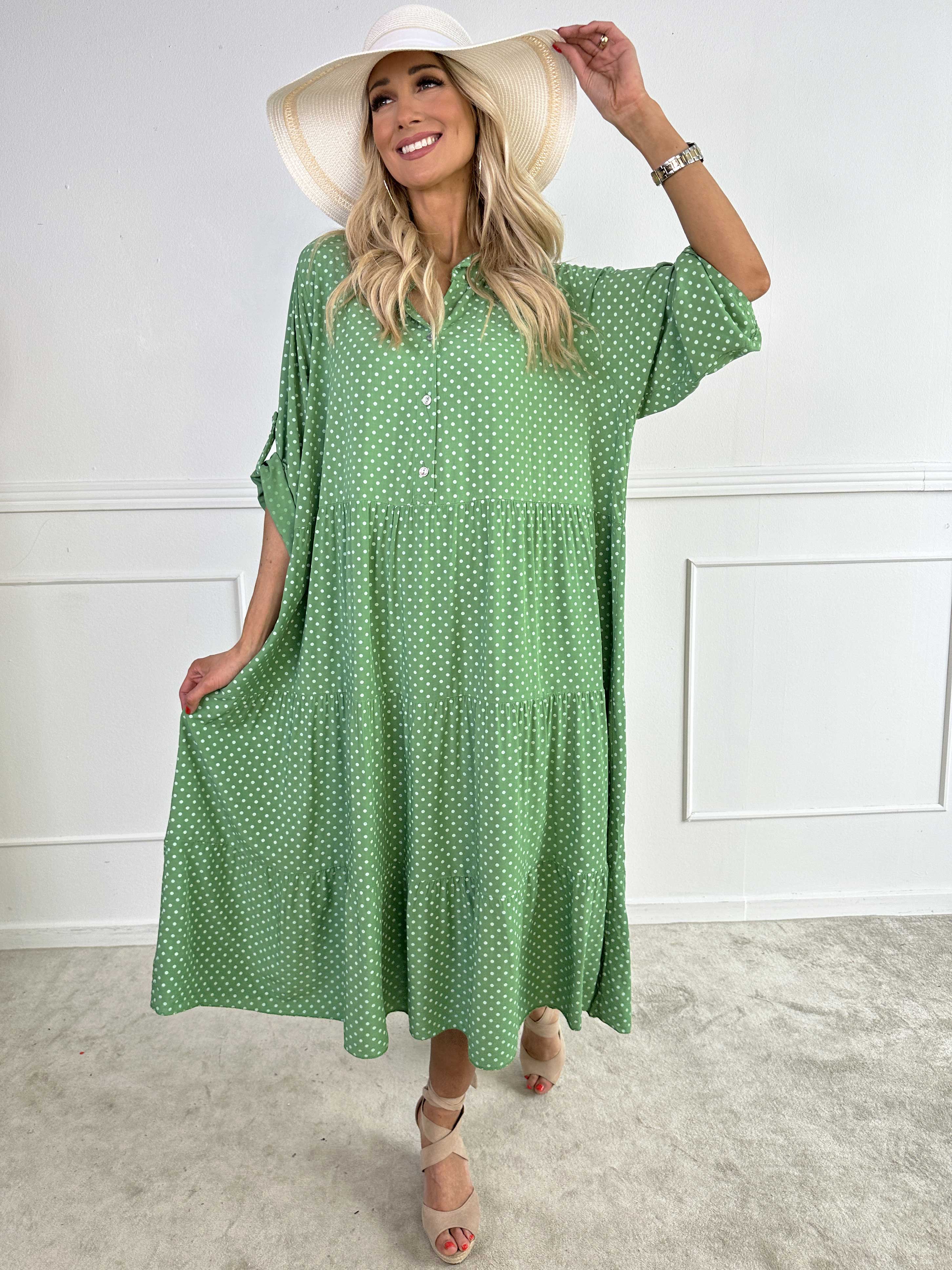 Dotti - Kjole med lag på lag look i viskose